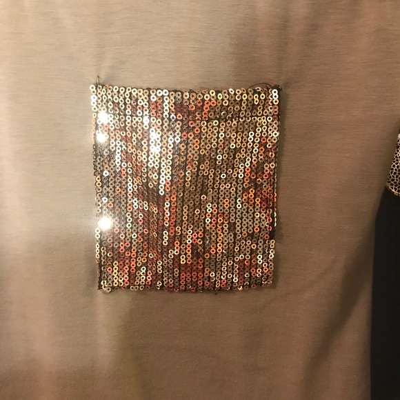 Black and brown long sleeve tee - Picture 2 of 4